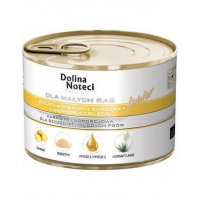 DOLINA NOTECI Premium Junior hrana umeda caini juniori de rase mici, cu stomac de pui si ficat de vitel 185 g x 10 buc.