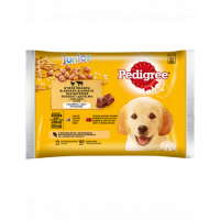 PEDIGREE Junior Hrana umeda caini junior pui si vita in aspic 52x100gr