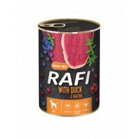 DOLINA NOTECI RAFI hrana umeda fara cereale pentru caini, cu rata 400 g