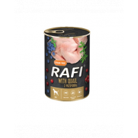 DOLINA NOTECI RAFI Conserve hrana umeda caini, cu prepelita 24x400 g