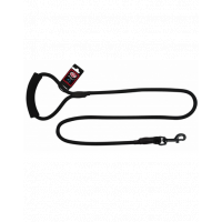 PET NOVA Lesa cu maner pentru caini 120 cm / 1 cm negru