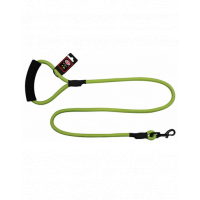 PET NOVA Lesa verde deschis pentru caini, cu maner 120 cm / 1,2 cm