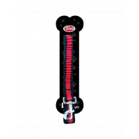 PET NOVA Lesa caini extensibila BUNGEE rosu 120-180 cm / 2,5 cm