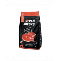 PAN MIĘSKO Hrana caini adulti talie mica, cu vita si capra 9kg