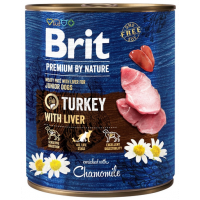 BRIT Premium by Nature 800 g curcan si ficat, hrana catei