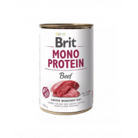 BRIT Mono Protein Beef 400 g Hrana umeda caini, cu vita