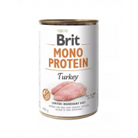 BRIT Mono Protein Turkey 400 g Hrana umeda pentru caine, cu curcan