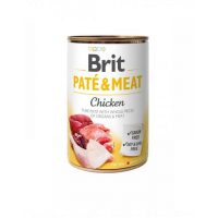 BRIT Pate&amp;Meat chicken 400 g Conserva hrana umeda caine, pateu cu pui