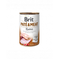 BRIT Pate&amp;Meat rabbit 400 g Hrana caini adulti, cu iepure