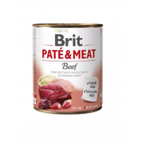 BRIT Pate&amp;Meat beef 800 g pate vita pentru caini