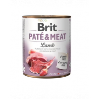 BRIT Pate&amp;Meat lamb 800 g Conserva pentru caini, pateu cu miel