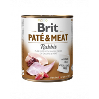 BRIT Pate&amp;Meat rabbit 800 g Conserva pentru caine, cu iepure
