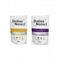 DOLINA NOTECI Premium hrana umeda caini adulti SET rata cu dovleac si iepure cu afine 500 g x 10 buc.