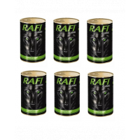 DOLINA NOTECI Rafi Classic hrana umeda caini adulti, cu carne de vanat 1240 g x 6 buc.