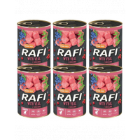 DOLINA NOTECI RAFI Junior Veal hrana catelusi, cu vitel 6x400 g