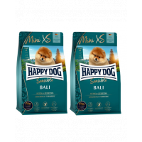 HAPPY DOG MiniXS Bali 2,6 (2 x 1,3 kg) hrana uscata caini adulti talie mica, cu pui