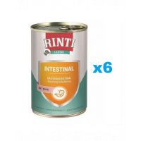RINTI Canine Intestinal beef 6 x 400 g cu vita, hrana caine