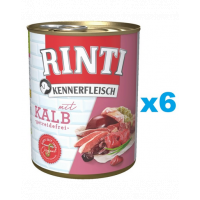 RINTI Kennerfleisch Veal vitel 6x400 g hrana umeda caini