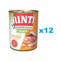 RINTI Kennerfleish Senior Chicken 12x400 g conserva hrana caine senior, cu pui