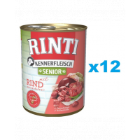RINTI Kennerfleish Senior Beef 12x800 g hrana caine senior, cu vita