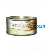 APPLAWS Kitten Chicken Breast 24x70 g hrana cu pui in aspic, pentru pisoi