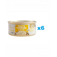 APPLAWS Taste Toppers Conserve pentru caine, cu piept de pui in sos 6x156 g