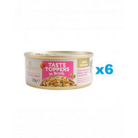 APPLAWS Taste Toppers Mancare umeda pentru caini, cu piept de pui, somon, dovleac in sos 6x156 g