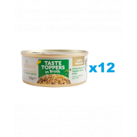 APPLAWS Taste Toppers Hrana umeda caini, Piept de pui, dovleac, mazare in sos 12x156 g