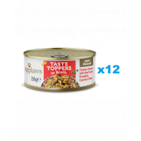 APPLAWS Taste Toppers set conserve caine, Piept de pui, ficat de vita, dovleac in sos 12x156 g