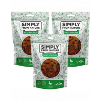 SIMPLY FROM NATURE Meat Noodles din rata pentru caini 3x80 g