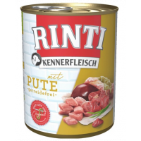 RINTI Kennerfleisch Turkey curcan 6x400 g conserva hrana umeda caini