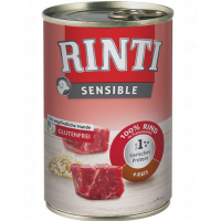 RINTI Sensible vita si orez 6x400 g + miel si orez 6x400 g mix hrana caine
