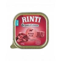 RINTI Singlefleisch Beef conserve cu vita, pentru caini 20x150g