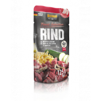 BELCANDO Finest Selection hrana umeda pentru caini, cu vita, taitei de casa si dovlecei, 125 g