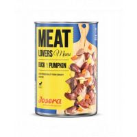 JOSERA Meatlovers menu Conserva hrana pentru caini, cu rata si dovleac 800g