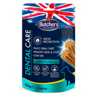 BUTCHER'S Dental Care Recompense pentru caini de talie medie 180g