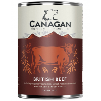 CANAGAN Dog conserva hrana fara cereale 400 g pentru caini, vita britanica
