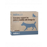 NUTRAVET Nutraquin 45 Omega-3 caini si pisici suport articulatii si mobilitate