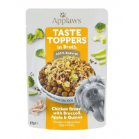 APPLAWS Taste Toppers Plic hrana umeda caini, piept de pui, broccoli si quinoa in sos 85 g
