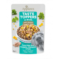 APPLAWS Taste Toppers, Hrana umeda caini, File de ton, dovleac si varza in sos 85 g