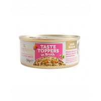 APPLAWS Taste Toppers Conserva caine adult, cu piept de pui, somon, dovleac in sos 156 g