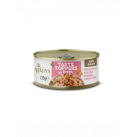 APPLAWS Taste Toppers Mancare umeda caine, piept de pui, sunca si dovlecel in sos 156 g