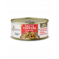 APPLAWS Taste Toppers Piept de pui, ficat de vita, dovleac in sos 156 g