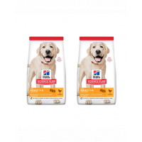 HILL'S Science Plan Canine Adult Light Large breed Chicken hrana caini talie mare 36 kg (2x18 kg) cu pui