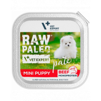 VETEXPERT Pate catelusi talie mica Raw Paleo Pate Puppy Mini 150g cu vita