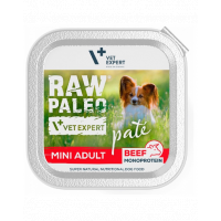VETEXPERT Hrana umeda Raw Paleo Pate Adult Mini 150g cu vita