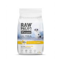RAW PALEO Ultra Turkey Medium&amp;Large Puppy 750g pentru catei de rasa medie si mare, curcan