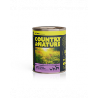 COUNTRY&amp;NATURE Hrana umeda pentru caini, cu fazan si dovlecei 800 g
