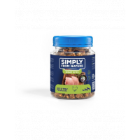SIMPLY FROM NATURE Smart Bites set recompense caini 4x130 g cu pasare