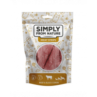 SIMPLY FROM NATURE Meat Strips vita si nigella pentru caini 3x80 g